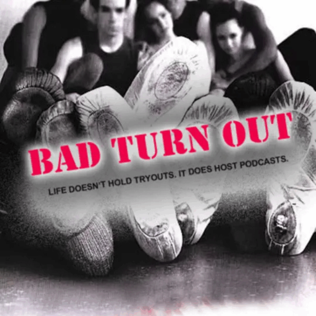 Bad turnout podcast logo.