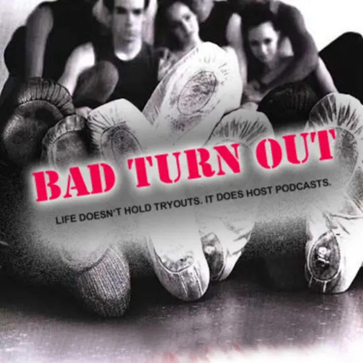 Bad turnout podcast logo.